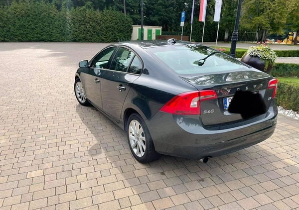 Volvo S60 cena 44500 przebieg: 211000, rok produkcji 2013 z Piła małe 92